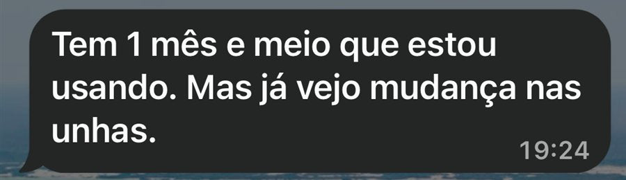 Print da mensagem da cliente